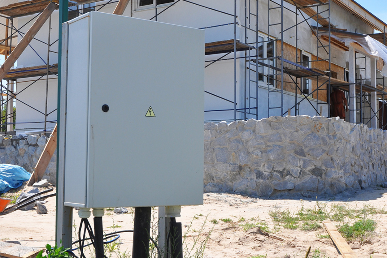 Baustrom bei Elektro Heigl in Pentling